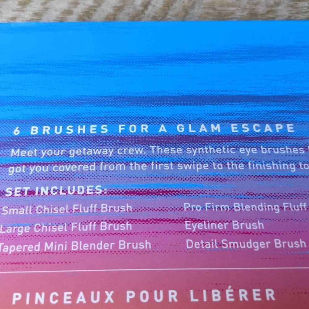 Morphe Sweet Oasis 6 Piece Eye Brush Set Brush Set - Picture 3 of 3